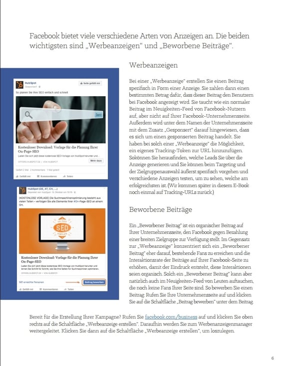 E-Book – Der ultimative Leitfaden für Social-Media-Werbung – Beispielseite 03