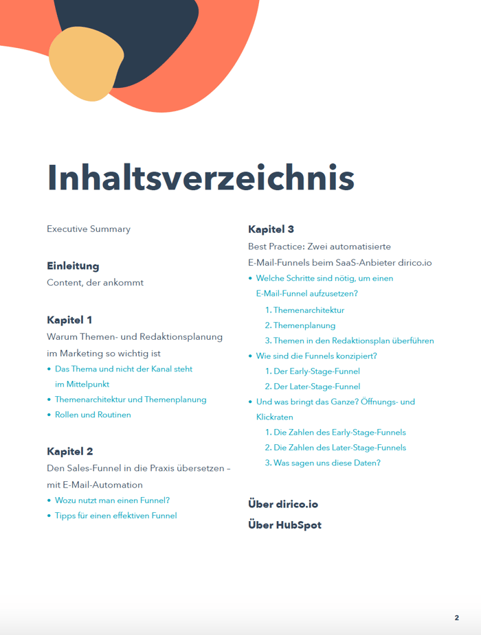 Inhaltsverzeichnis