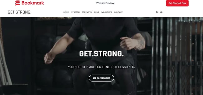 Get.Strong AI Website Design ExampleIMG name bookmark-1
