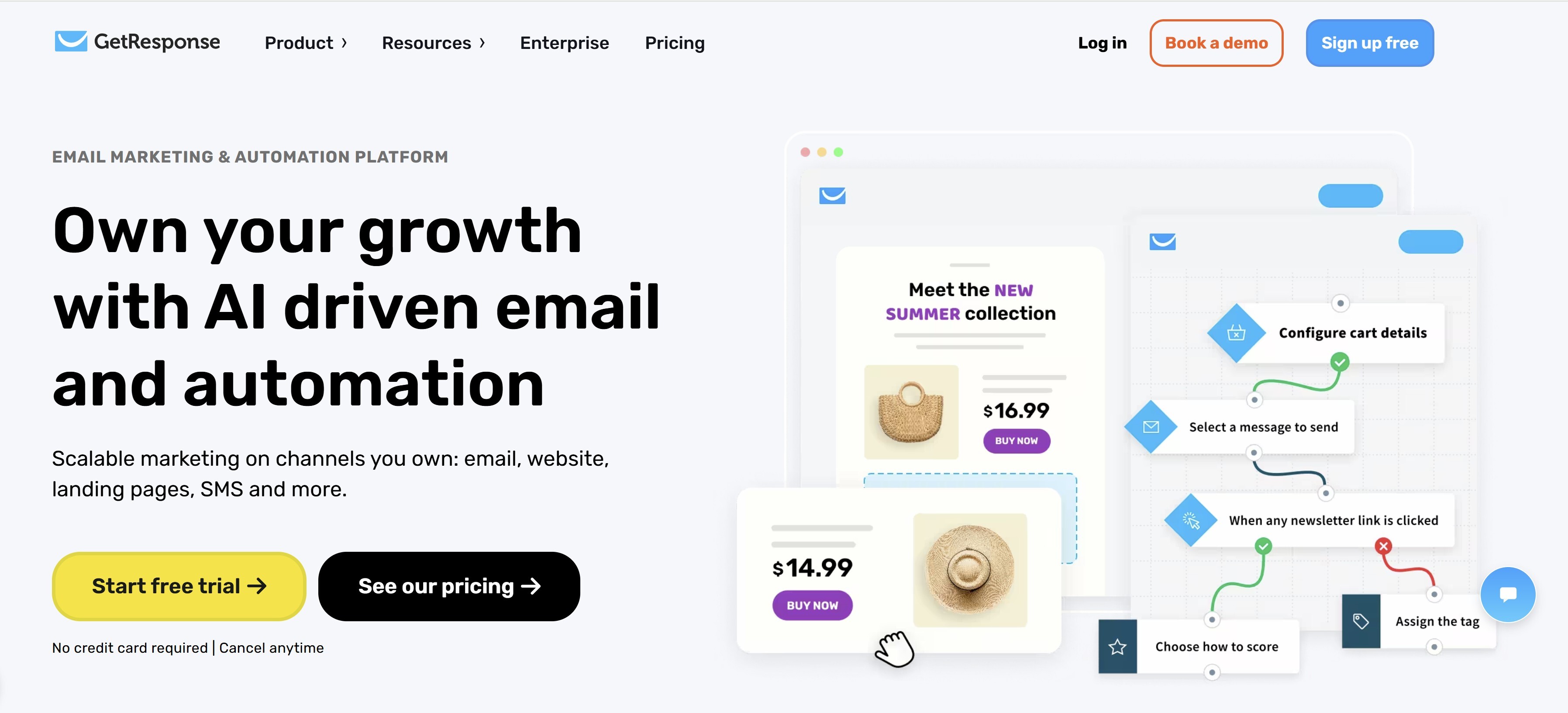 email automation; GetResponse