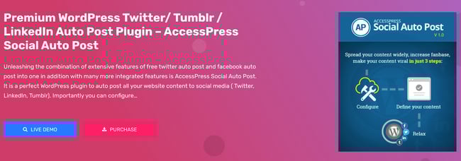 Facebook Plugin for WordPress - Access Press
