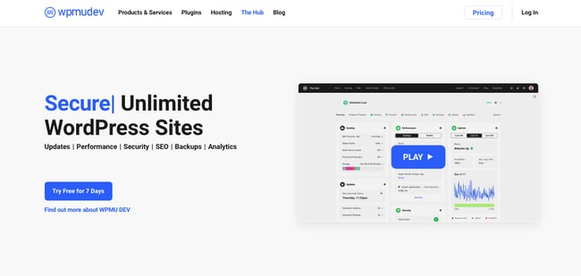 WordPress maintenance service: WPMU DEV