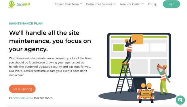 WordPress maintenance service: GoWP