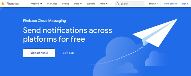 top push notifications services: firebase cloud messaging