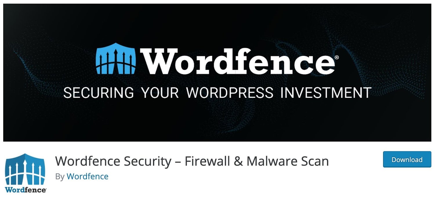 product page for the wordpress multisite plugin Wordfence