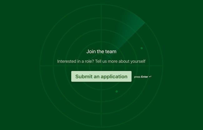 screenshot of an application form template from typeform