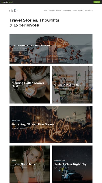  Best WordPress Instagram Themes Ofelia