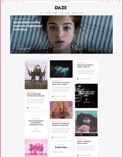 Best WordPress Instagram Theme Daze