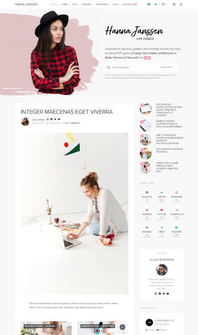 Best WordPress Instagram Themes Epertly