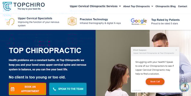 chiropractic website Top Chiropractic