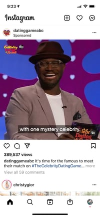 example of an instagram in-feed video