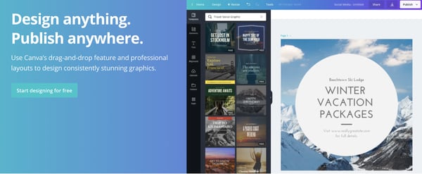 canva design anything publish anywhere tagline