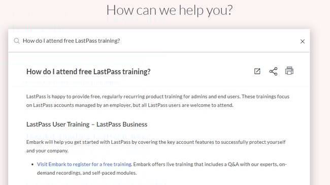 after sales service: lastpass