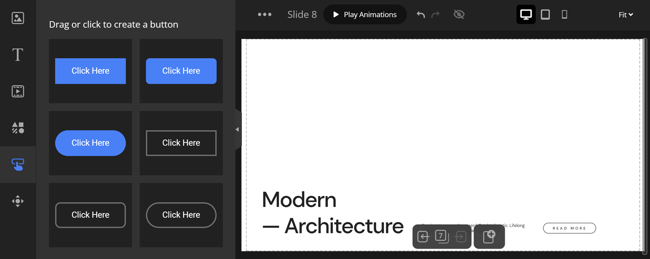 Depicter Buttons