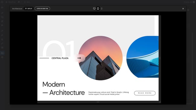 Depicter Tablet Preview