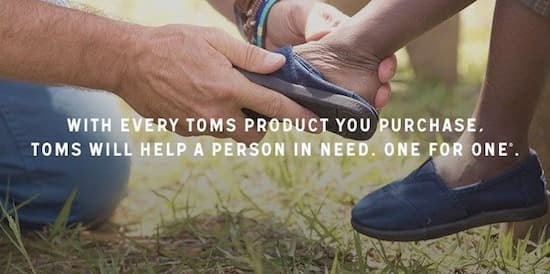 customer retention examples Toms