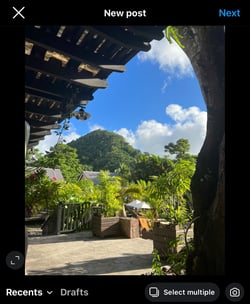 how to create a collab post on instagram step 2