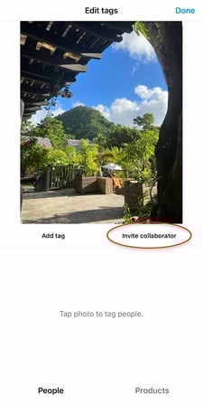how to create a collab post on instagram step 4
