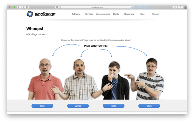 How to Optimize your 404 Error Page for SEO: EmailCenter