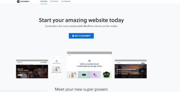 Customify WordPress Theme