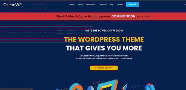 OceanWP wordpress theme