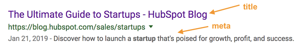 How to create WordPress blog: The title and meta description labelled in a featured snippet for a ̽ѡ blog