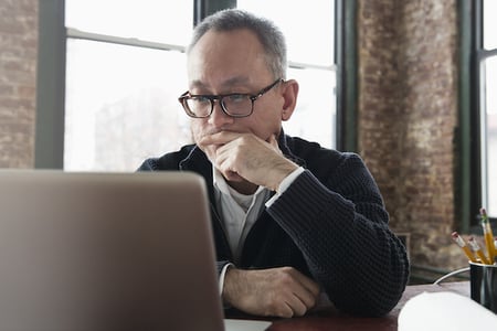 person using z-index property on a computer