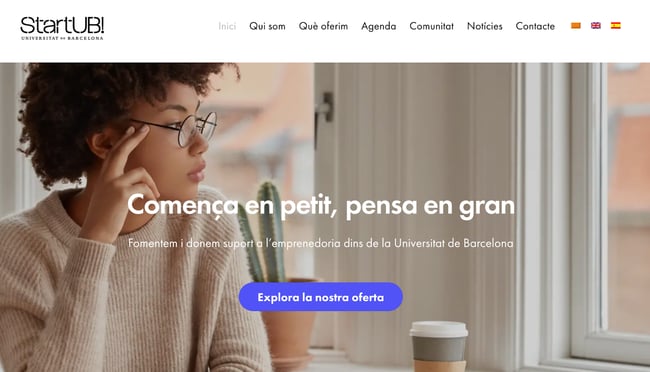 Themify Site Example: StartUB!