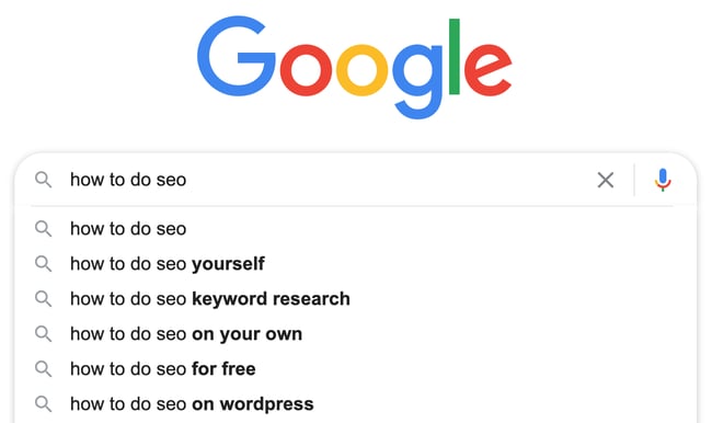 autocomplete suggestions from a google.com query