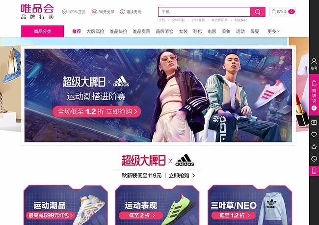 Experiencia Omnicanal: VIP.com