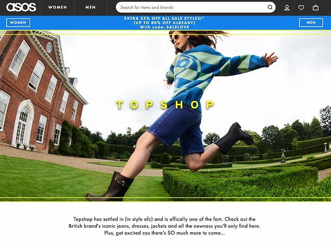 Experiencia Omnicanal: TopShop