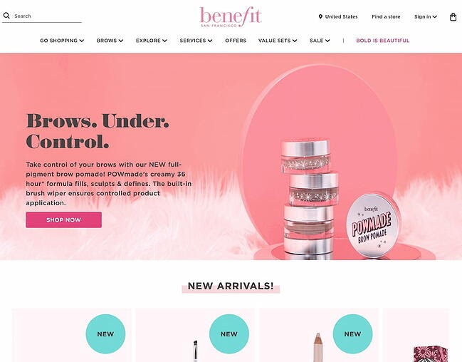 Experiencia Omnicanal: Benefit Cosmetics