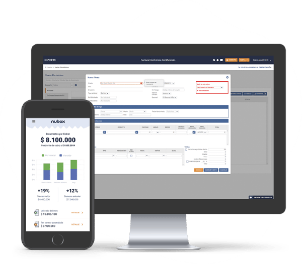 Nubox accounting software dashboard