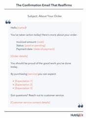 How to Send Effective Order Confirmation Emails [Examples + Template]