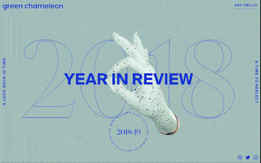 css animation are activated on scroll taking the viewer through a timeline of the brands accomplishments in 2018