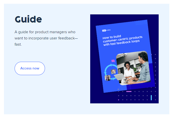email capture, ebook lead magnet by UserTesting