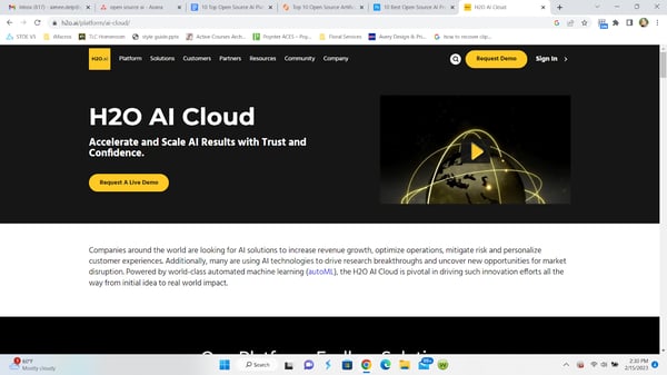 open source ai platform, H20ai Cloud