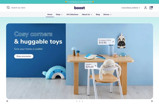 Shopify website themes
