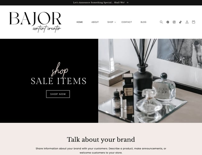 Shopify website themes