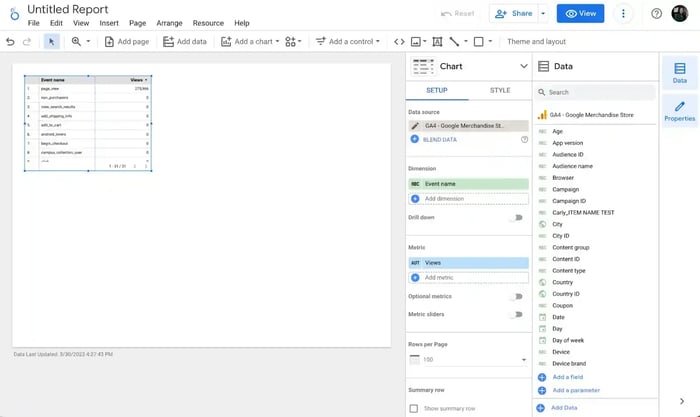 Google Looker Studio Tutorial reports