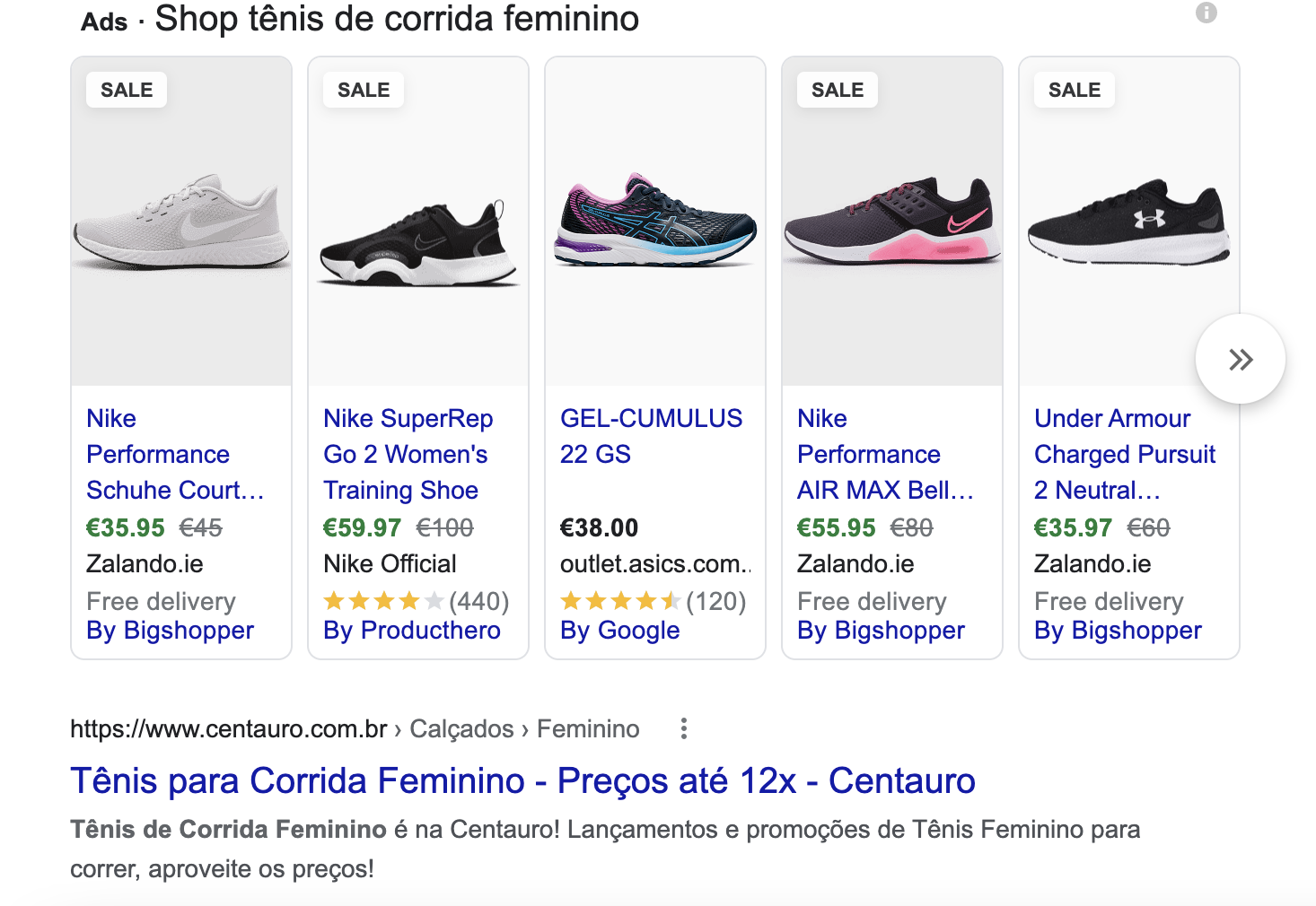 Google Shopping - Pesquisa no Google