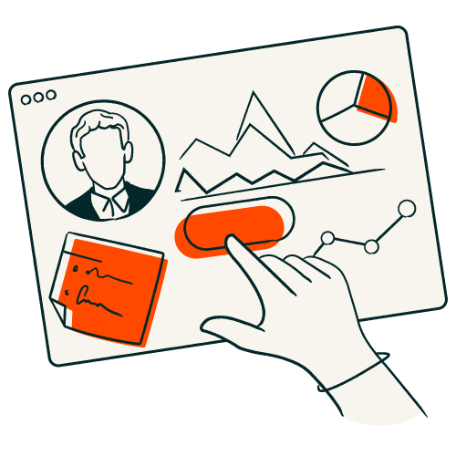 Pictogram Vertriebsprozess optimieren