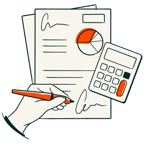 Pictogram Vertrag