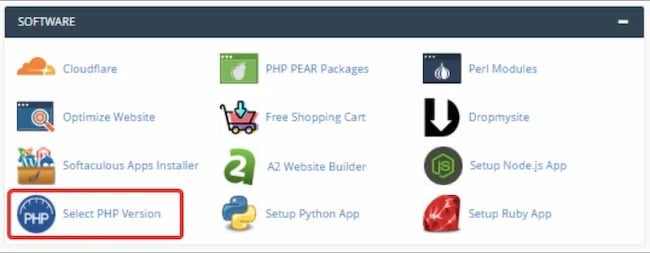 Upgrade PHP version in a2hosting's cpanel to resolve HTTP error when uploading images to WordPress