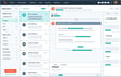 Email interface showing recent communications, with conversations from various contacts displayed alongside details about a new email channel connected to HubSpot.