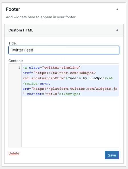 How to Add a Twitter Feed to Your WordPress Site [PluginManual Solutions]-3
