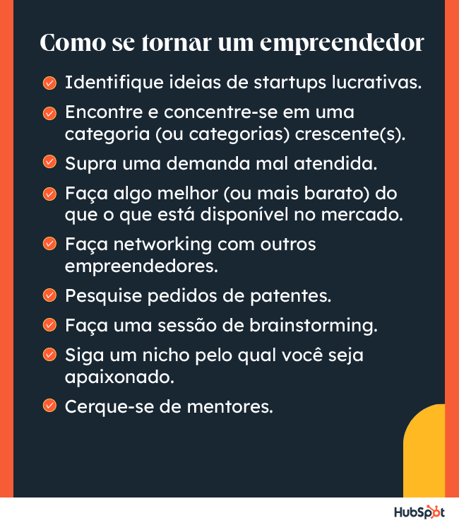 Como se tornar um empreendedor 