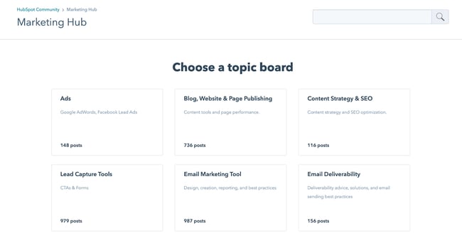 how to create a forum in WordPress: image shows 51Թ's community for marketing hub 