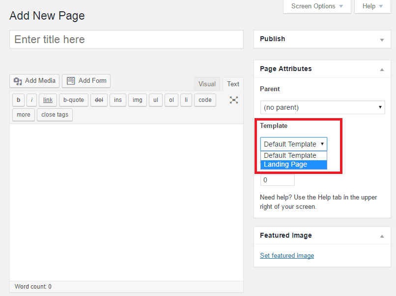 How to Create a Landing Page in WordPress