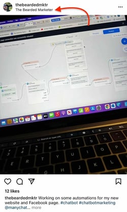 example of how to use location tags on instagram